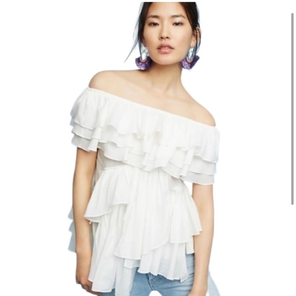 Anthropologie top by Dina Agam